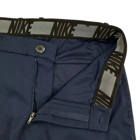 Nike Pants Mens 30x32 Navy Straight Leg Stretch Performance Comfort Preppy Golf - Picture 3 of 12